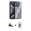 MARSİLYAN™- iPhone 14 Pro Max Kılıf Yadigar Asil Koleksiyonu - Siyah Bilvis 3D Mat Cam Ekran Koruyucu + Bilvis Titan Kamera Lens - DNMR