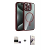 MARSİLYAN™- iPhone 14 Pro Max Kılıf Yadigar Asil Koleksiyonu - Siyah Bilvis 3D Mat Cam Ekran Koruyucu + Bilvis Titan Kamera Lens - GD