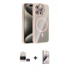 MARSİLYAN™- iPhone 14 Pro Max Kılıf Yadigar Asil Koleksiyonu - Siyah Bilvis 3D Mat Cam Ekran Koruyucu + Bilvis Titan Kamera Lens - GD
