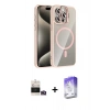 MARSİLYAN™- iPhone 14 Pro Max Kılıf Yadigar Asil Koleksiyonu - Siyah Bilvis 5in1 3D Magic Cam Ekran Koruyucu + Bilvis Titan Kamera Lens - GD