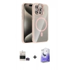 MARSİLYAN™- iPhone 14 Pro Max Kılıf Yadigar Asil Koleksiyonu - Siyah Bilvis 5in1 5D Magic Hayalet Cam Ekran Koruyucu + Bilvis Titan Kamera Lens - GD