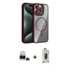 MARSİLYAN™- iPhone 14 Pro Max Kılıf Yadigar Asil Koleksiyonu - Siyah Bilvis Hayalet Cam Ekran Koruyucu + Bilvis Titan Kamera Lens - DNMR