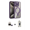 MARSİLYAN™- iPhone 14 Pro Max Kılıf Yadigar Asil Koleksiyonu - Siyah Bilvis Hayalet Cam Ekran Koruyucu + Bilvis Titan Kamera Lens - DNMR