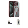 MARSİLYAN™- iPhone 14 Pro Max Kılıf Yadigar Asil Koleksiyonu - Siyah Bilvis Hayalet Cam Ekran Koruyucu + Bilvis Titan Kamera Lens - SH