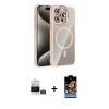 MARSİLYAN™- iPhone 14 Pro Max Kılıf Yadigar Asil Koleksiyonu - Siyah Buffer Hayalet Cam Ekran Koruyucu + Bilvis Titan Kamera Lens - GD