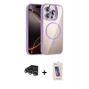 MARSİLYAN™- iPhone 14 Pro Max Kılıf Yadigar Asil Koleksiyonu - Siyah Joko 5D Cam + Raze Metal Kamera Lens - GS