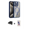 MARSİLYAN™- iPhone 14 Pro Max Kılıf Yadigar Asil Koleksiyonu - Siyah Joko 5D Cam + Raze Metal Kamera Lens - GS