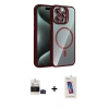 MARSİLYAN™- iPhone 14 Pro Max Kılıf Yadigar Asil Koleksiyonu - Siyah Joko 5D Cam + Siyah Bilvis Titan Kamera Lens