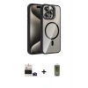 MARSİLYAN™- iPhone 14 Pro Max Kılıf Yadigar Asil Koleksiyonu - Siyah Joko Magic 5D Hayalet Cam + Bilvis Titan Kamera Lens - DNMR