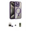 MARSİLYAN™- iPhone 14 Pro Max Kılıf Yadigar Asil Koleksiyonu - Siyah Joko Magic 5D Hayalet Cam + Bilvis Titan Kamera Lens - GS