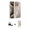 MARSİLYAN™- iPhone 14 Pro Max Kılıf Yadigar Asil Koleksiyonu - Siyah Mat Seramik Nano Ekran Koruyucu + Bilvis Titan Kamera Lens - DNMR