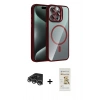 MARSİLYAN™- iPhone 14 Pro Max Kılıf Yadigar Asil Koleksiyonu - Siyah Mat Seramik Nano Ekran Koruyucu + Raze Metal Kamera Lens - GS