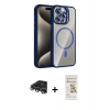MARSİLYAN™- iPhone 14 Pro Max Kılıf Yadigar Asil Koleksiyonu - Siyah Mat Seramik Nano Ekran Koruyucu + Raze Metal Kamera Lens - GS