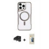 MARSİLYAN™- iPhone 14 Pro Max Kılıf Yadigar Klasik Özel Seri - Siyah 6D Mat Seramik Hayalet Nano Ekran Koruyucu + Raze Metal Kamera Lens - GS
