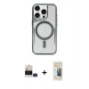 MARSİLYAN™- iPhone 14 Pro Max Kılıf Yadigar Klasik Özel Seri - Siyah 6D Mat Seramik Hayalet Nano Ekran Koruyucu + Bilvis Titan Kamera Lens - DNMR