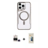 MARSİLYAN™- iPhone 14 Pro Max Kılıf Yadigar Klasik Özel Seri - Siyah 6D Mat Seramik Hayalet Nano Ekran Koruyucu + Bilvis Titan Kamera Lens - DNMR
