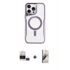 MARSİLYAN™- iPhone 14 Pro Max Kılıf Yadigar Klasik Özel Seri - Siyah Bilvis 3D Mat Cam Ekran Koruyucu + Bilvis Titan Kamera Lens - GS