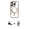 MARSİLYAN™- iPhone 14 Pro Max Kılıf Yadigar Klasik Özel Seri - Siyah Bilvis 3D Mat Cam Ekran Koruyucu + Bilvis Titan Kamera Lens - DNMR