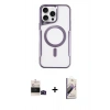 MARSİLYAN™- iPhone 14 Pro Max Kılıf Yadigar Klasik Özel Seri - Siyah Bilvis 3D Mat Cam Ekran Koruyucu + Siyah Bilvis Titan Kamera Lens