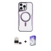MARSİLYAN™- iPhone 14 Pro Max Kılıf Yadigar Klasik Özel Seri - Siyah Bilvis 5in1 3D Magic Cam Ekran Koruyucu + Bilvis Titan Kamera Lens - GD