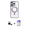 MARSİLYAN™- iPhone 14 Pro Max Kılıf Yadigar Klasik Özel Seri - Siyah Bilvis 5in1 3D Magic Cam Ekran Koruyucu + Bilvis Titan Kamera Lens - DNMR