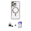 MARSİLYAN™- iPhone 14 Pro Max Kılıf Yadigar Klasik Özel Seri - Siyah Bilvis 5in1 3D Magic Cam Ekran Koruyucu + Bilvis Titan Kamera Lens - DNMR