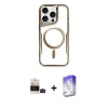 MARSİLYAN™- iPhone 14 Pro Max Kılıf Yadigar Klasik Özel Seri - Siyah Bilvis 5in1 3D Magic Cam Ekran Koruyucu + Bilvis Titan Kamera Lens - SH