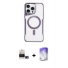 MARSİLYAN™- iPhone 14 Pro Max Kılıf Yadigar Klasik Özel Seri - Siyah Bilvis 5in1 3D Magic Cam Ekran Koruyucu + Bilvis Titan Kamera Lens - SH