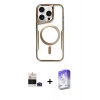 MARSİLYAN™- iPhone 14 Pro Max Kılıf Yadigar Klasik Özel Seri - Siyah Bilvis 5in1 3D Magic Cam Ekran Koruyucu + Bilvis Titan Kamera Lens - DNMR