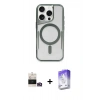 MARSİLYAN™- iPhone 14 Pro Max Kılıf Yadigar Klasik Özel Seri - Siyah Bilvis 5in1 3D Magic Cam Ekran Koruyucu + Bilvis Titan Kamera Lens - GD