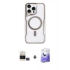 MARSİLYAN™- iPhone 14 Pro Max Kılıf Yadigar Klasik Özel Seri - Siyah Bilvis 5in1 5D Magic Hayalet Cam Ekran Koruyucu + Bilvis Titan Kamera Lens - GD