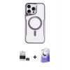 MARSİLYAN™- iPhone 14 Pro Max Kılıf Yadigar Klasik Özel Seri - Siyah Bilvis 5in1 5D Magic Hayalet Cam Ekran Koruyucu + Bilvis Titan Kamera Lens - GS