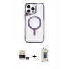 MARSİLYAN™- iPhone 14 Pro Max Kılıf Yadigar Klasik Özel Seri - Siyah Bilvis Hayalet Cam Ekran Koruyucu + Bilvis Titan Kamera Lens - GS