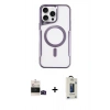 MARSİLYAN™- iPhone 14 Pro Max Kılıf Yadigar Klasik Özel Seri - Siyah Bilvis Hayalet Cam Ekran Koruyucu + Bilvis Titan Kamera Lens - SH