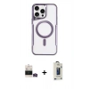 MARSİLYAN™- iPhone 14 Pro Max Kılıf Yadigar Klasik Özel Seri - Siyah Bilvis Hayalet Cam Ekran Koruyucu + Bilvis Titan Kamera Lens - GD