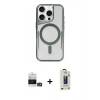 MARSİLYAN™- iPhone 14 Pro Max Kılıf Yadigar Klasik Özel Seri - Siyah Bilvis Hayalet Cam Ekran Koruyucu + Bilvis Titan Kamera Lens - GD