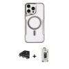 MARSİLYAN™- iPhone 14 Pro Max Kılıf Yadigar Klasik Özel Seri - Siyah Bilvis Hayalet Cam Ekran Koruyucu + Raze Metal Kamera Lens - GS