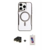 MARSİLYAN™- iPhone 14 Pro Max Kılıf Yadigar Klasik Özel Seri - Siyah Joko 5D Cam + Raze Metal Kamera Lens - GD