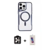MARSİLYAN™- iPhone 14 Pro Max Kılıf Yadigar Klasik Özel Seri - Siyah Joko 5D Cam + PVD Metal Kamera Lens - TU