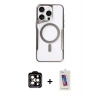 MARSİLYAN™- iPhone 14 Pro Max Kılıf Yadigar Klasik Özel Seri - Siyah Joko 5D Cam + PVD Metal Kamera Lens - TU