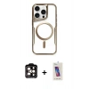 MARSİLYAN™- iPhone 14 Pro Max Kılıf Yadigar Klasik Özel Seri - Siyah Joko 5D Cam + PVD Metal Kamera Lens - TU