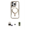 MARSİLYAN™- iPhone 14 Pro Max Kılıf Yadigar Klasik Özel Seri - Siyah Joko Magic 5D Hayalet Cam + Bilvis Titan Kamera Lens - GS