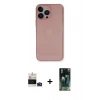 MARSİLYAN™- iPhone 14 Pro Max Kılıf Yadigar Yansıma Serisi - Şeffaf 360 Full Body Arka Koruyucu + Bilvis Titan Kamera Lens - DNMR
