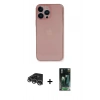MARSİLYAN™- iPhone 14 Pro Max Kılıf Yadigar Yansıma Serisi - Şeffaf 360 Full Body Arka Koruyucu + Raze Metal Kamera Lens - GS