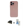 MARSİLYAN™- iPhone 14 Pro Max Kılıf Yadigar Yansıma Serisi - Şeffaf Royal Nano Ekran Koruyucu + Raze Metal Kamera Lens - GD