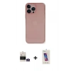 MARSİLYAN™- iPhone 14 Pro Max Kılıf Yadigar Yansıma Serisi - Siyah Joko 5D Cam + Bilvis Titan Kamera Lens - GS