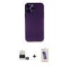 MARSİLYAN™- iPhone 14 Pro Max Kılıf Yadigar Yansıma Serisi - Siyah Joko 5D Cam + Bilvis Titan Kamera Lens - GS