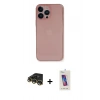 MARSİLYAN™- iPhone 14 Pro Max Kılıf Yadigar Yansıma Serisi - Siyah Joko 5D Cam + Raze Metal Kamera Lens - GD