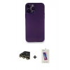 MARSİLYAN™- iPhone 14 Pro Max Kılıf Yadigar Yansıma Serisi - Siyah Joko 5D Cam + Raze Metal Kamera Lens - GD