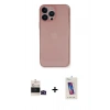 MARSİLYAN™- iPhone 14 Pro Max Kılıf Yadigar Yansıma Serisi - Siyah Joko 5D Cam + Bilvis Titan Kamera Lens - SH